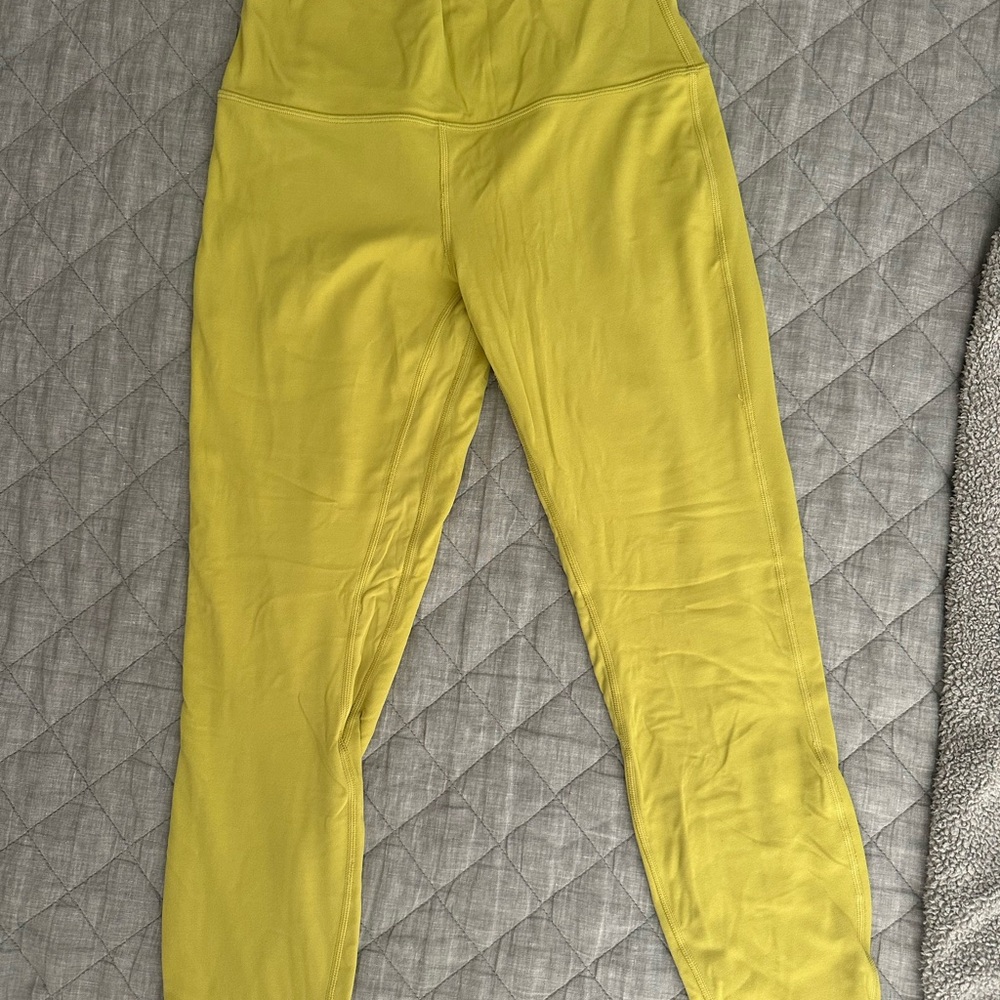 Lululemon Athletica Yellow Leggings